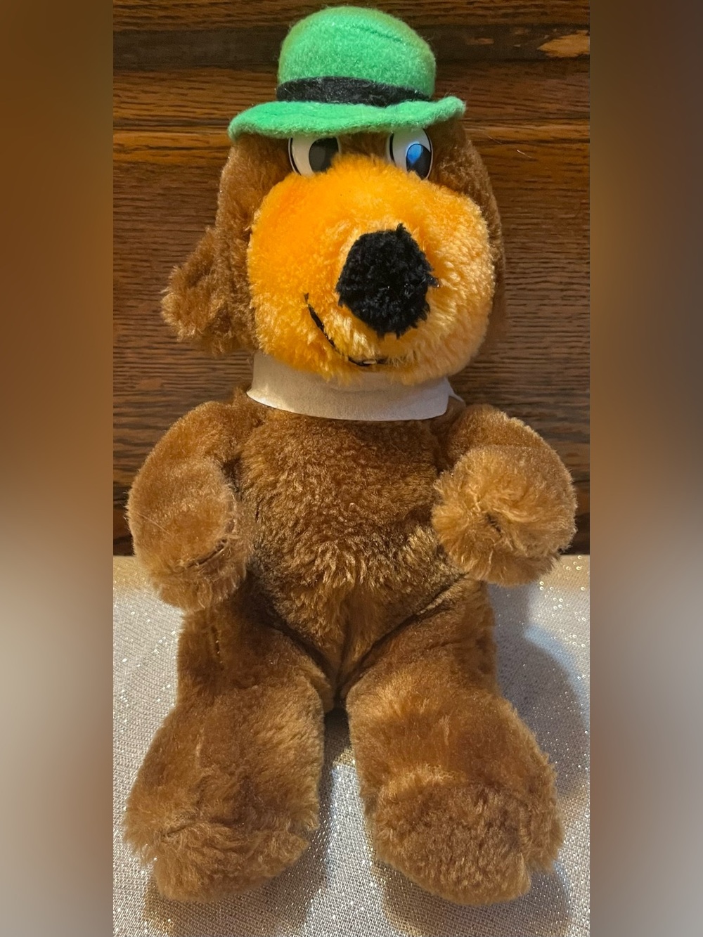 Hanna Barbera Productions Vintage 1980’s Yogi Bear Plush Toy Made In Korea 10”